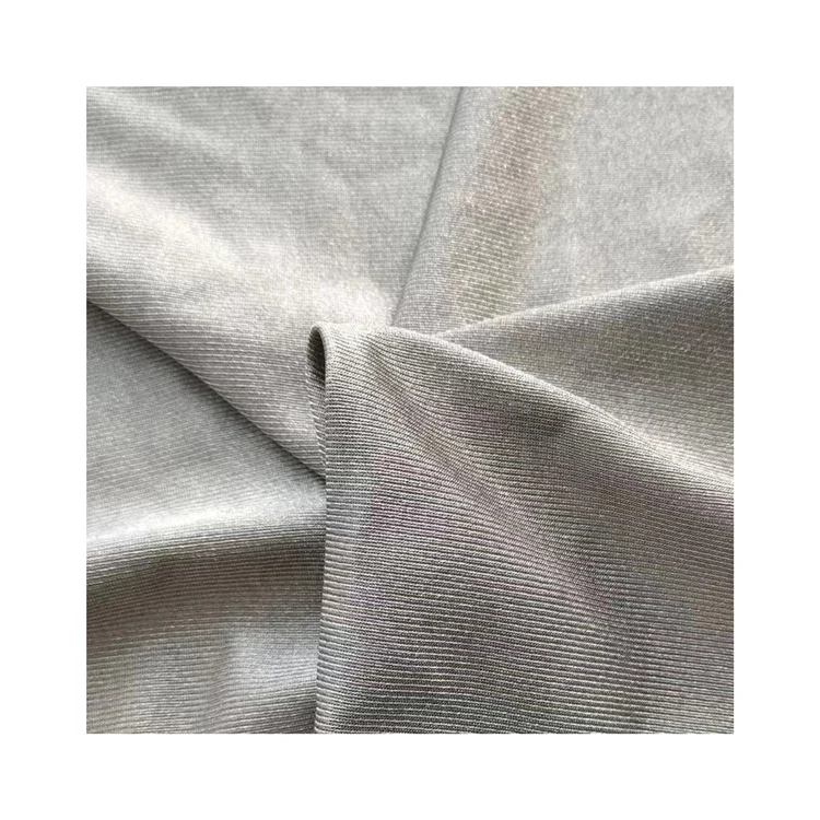 Advanced technology custom silver antibacterial fabric Simple silver fabric foil fabric silver