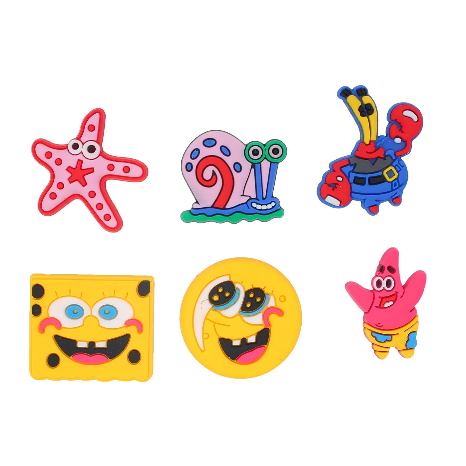 Wholesale paidaxing animation cartoon PVC customized shoe decoration croc Charm