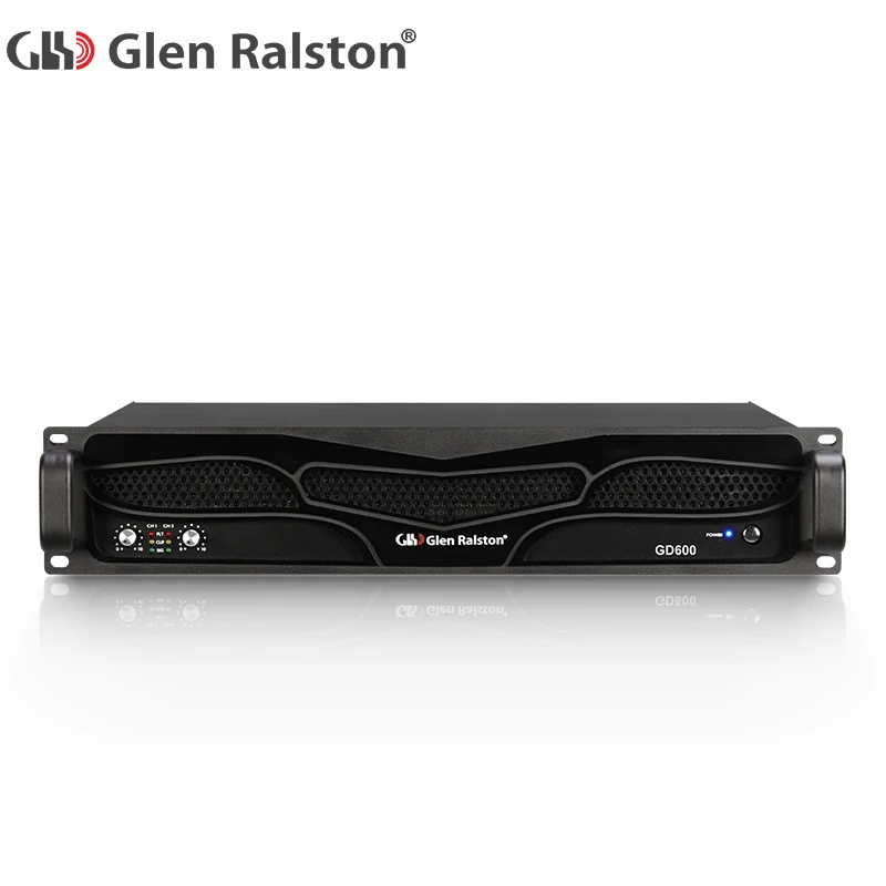 Glen Ralston GD600 Professional 600W*2ch  watts 2U class H sound digital power amplifier