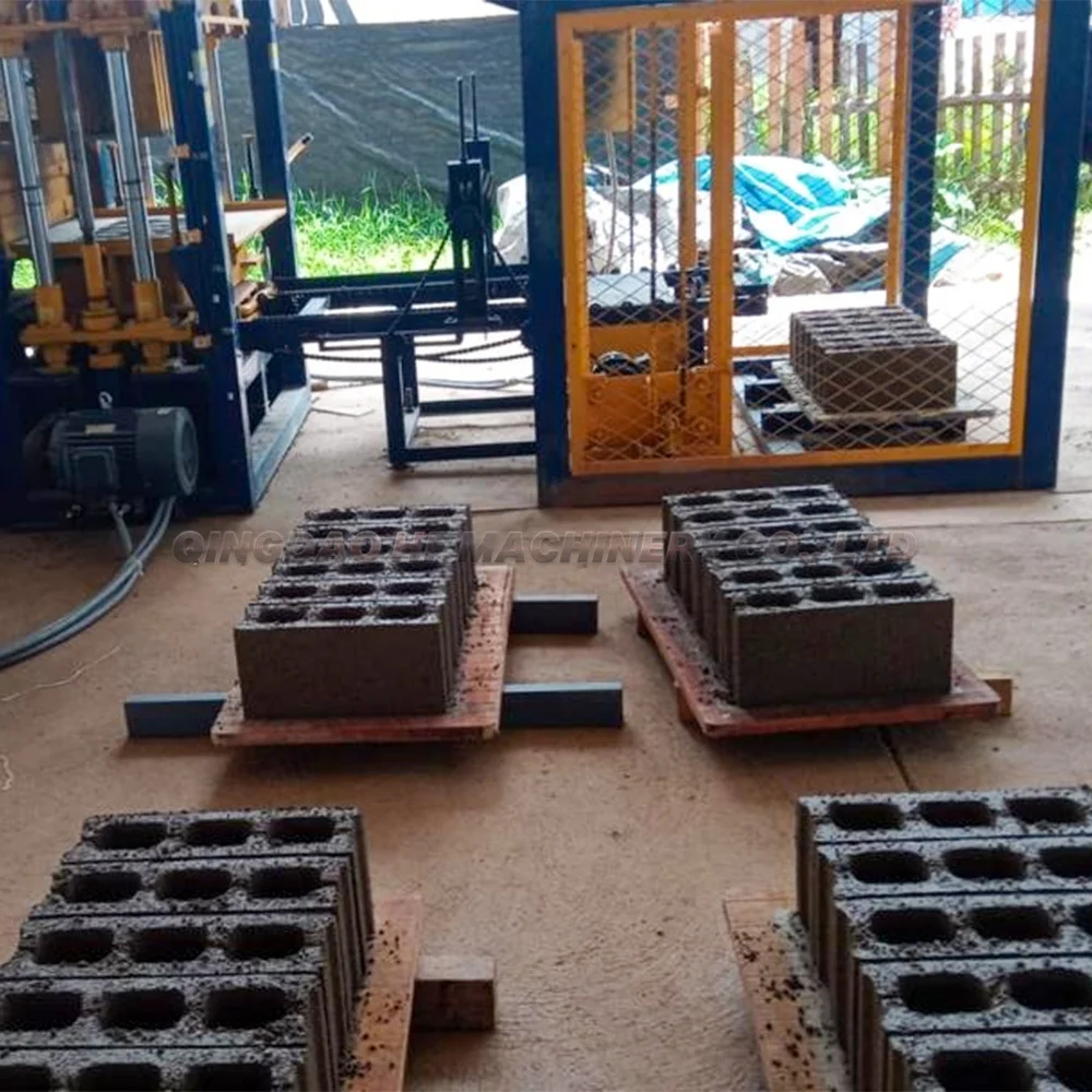 QT4-16 Building Material Hydraulic Concrete Block Machine Cement Interlock Block Molding Machine