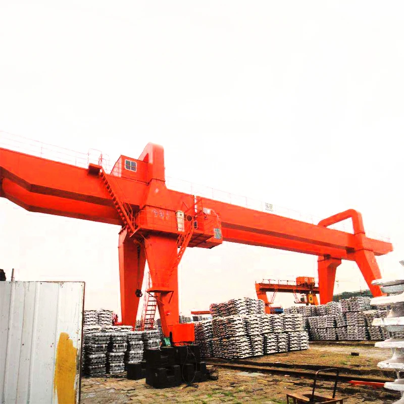 Heavy capacity 50 ton  industrial double girder gantry port crane