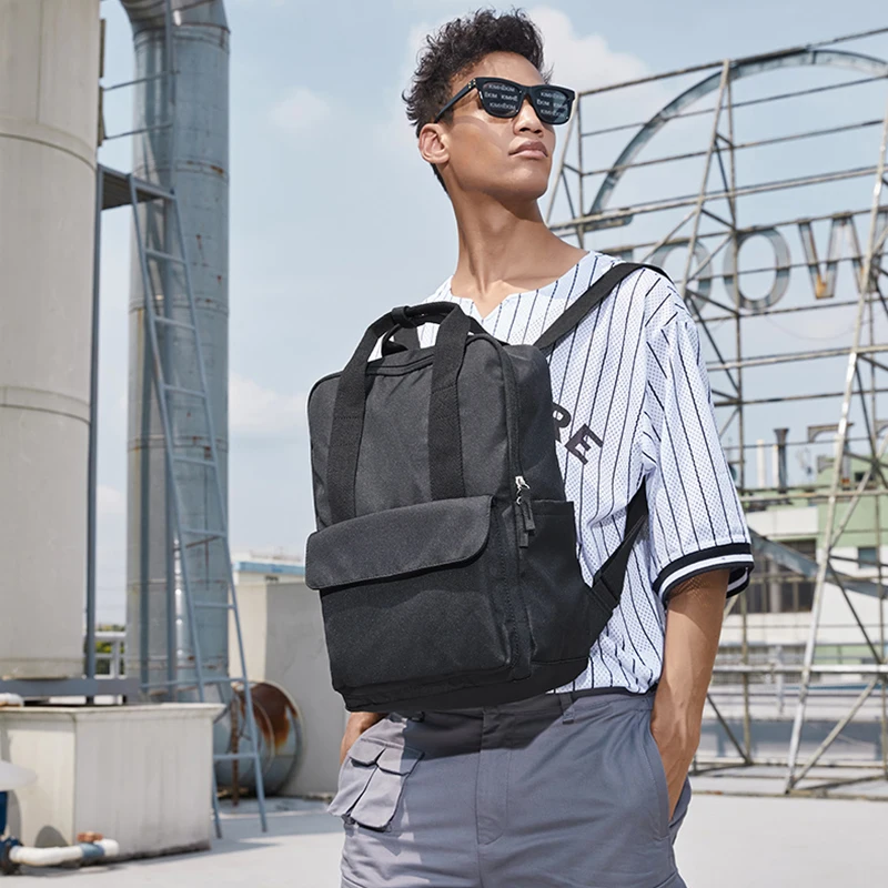 custom logo school  large capacity backpack clear waterproof lovers fashion men women backpack