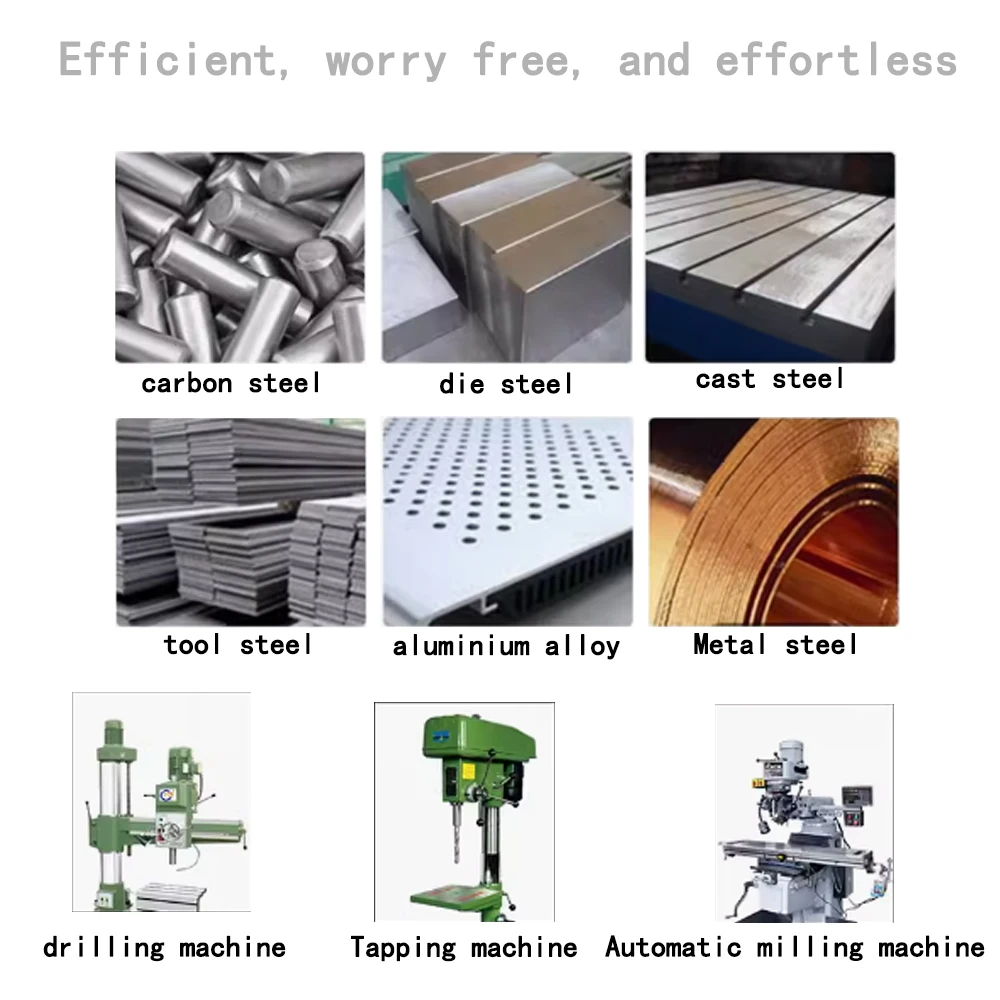 HOANYORE bright finishing hss forming tap Spiral titanium plated stainless steel tapping thread cobalt containing machine taps