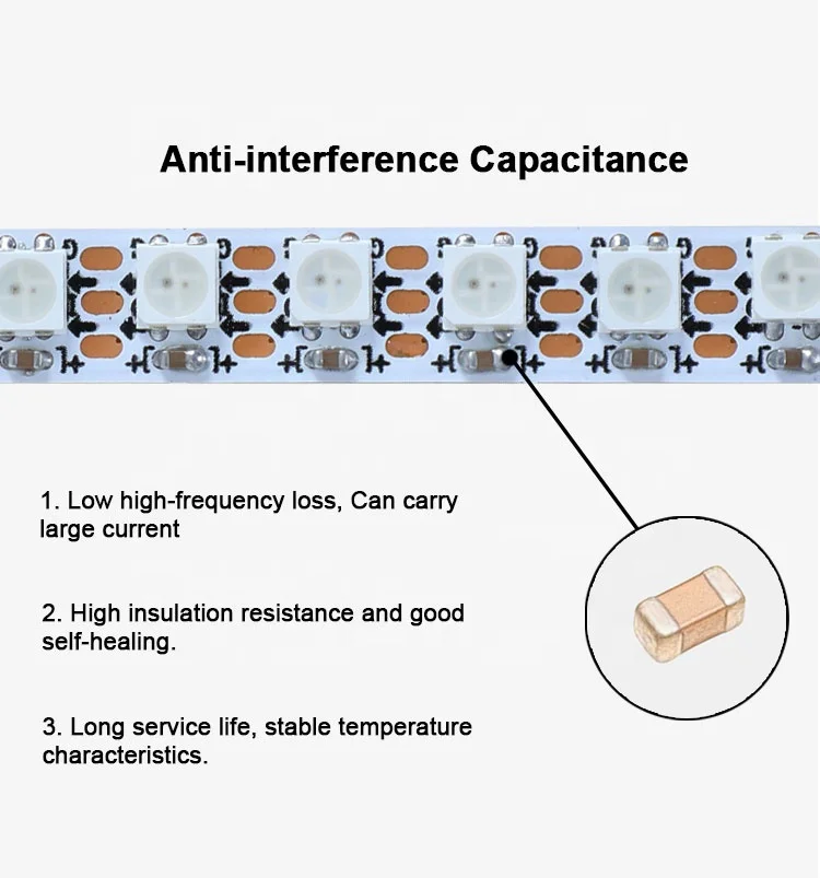 WS2812B 144 светодиодов/m DC5V Адресуемая RGB светодиодная Пиксельная лента 7 5 мм PCB Smart RGBIC WS2812 5V Светодиодные полосы света