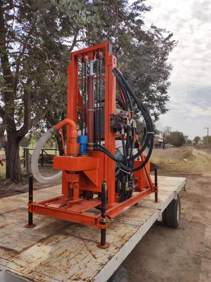 Hot Selling 180 Meter Multifunction Mine Drilling Rig Rotary Borehole Water Well Drilling Rig Machine