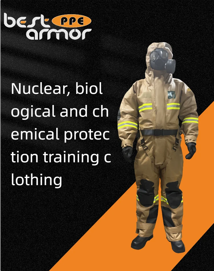 High Quality HPPE Workwear Protective Suit Nuclear and Chemical Safety Clothing with Water-Proof and Anti-Cut Features