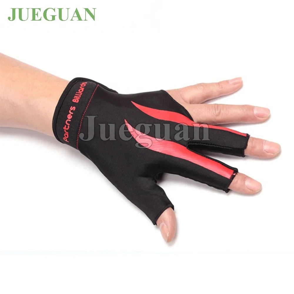 3 Finger Billiards Gloves Billiards Left Hand Snooker Cue Sports Gloves Performance Gloves Billiards Carom Sports Accessories