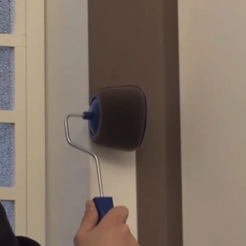 MSN Paint Roller Brush Kit Interior Wall Painting Brush Tools with Sticks Paint Rollers Handle Tool Paint Edger Set