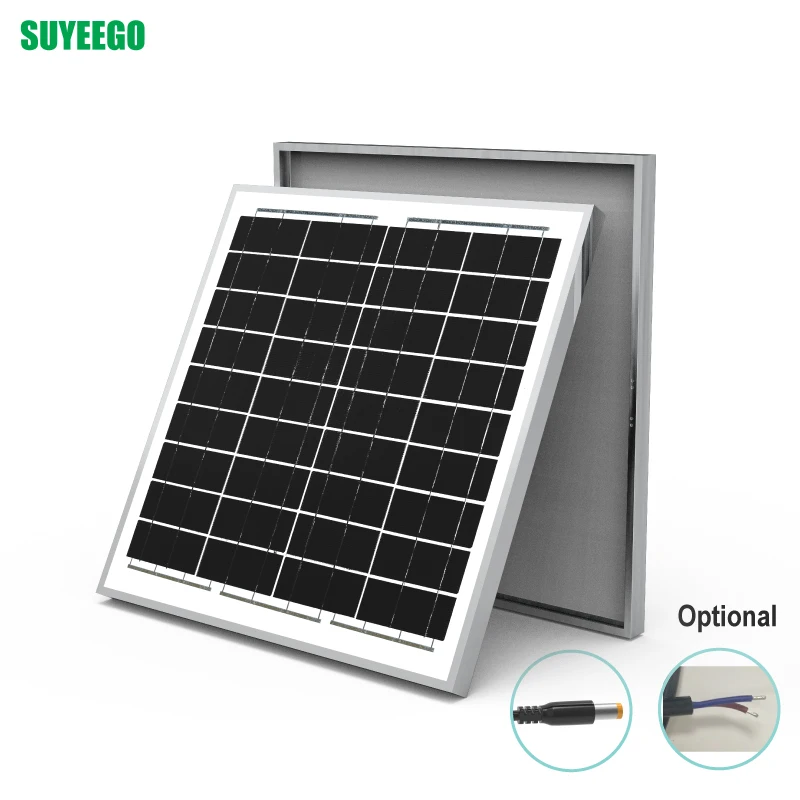 18v 10w/15w/20w/30w/50w Monocrystalline Small Solar Panel with High Quality Cells for Home Use System