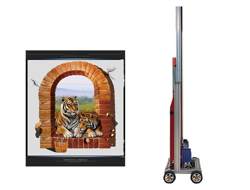 Professional Manufacture 3D Wall Printer Vertical Robot Printer 3D Wall Painting Machine