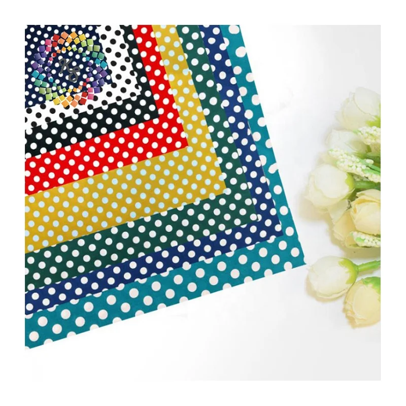 Винтажный стиль классический дизайн принт в горошек вискоза