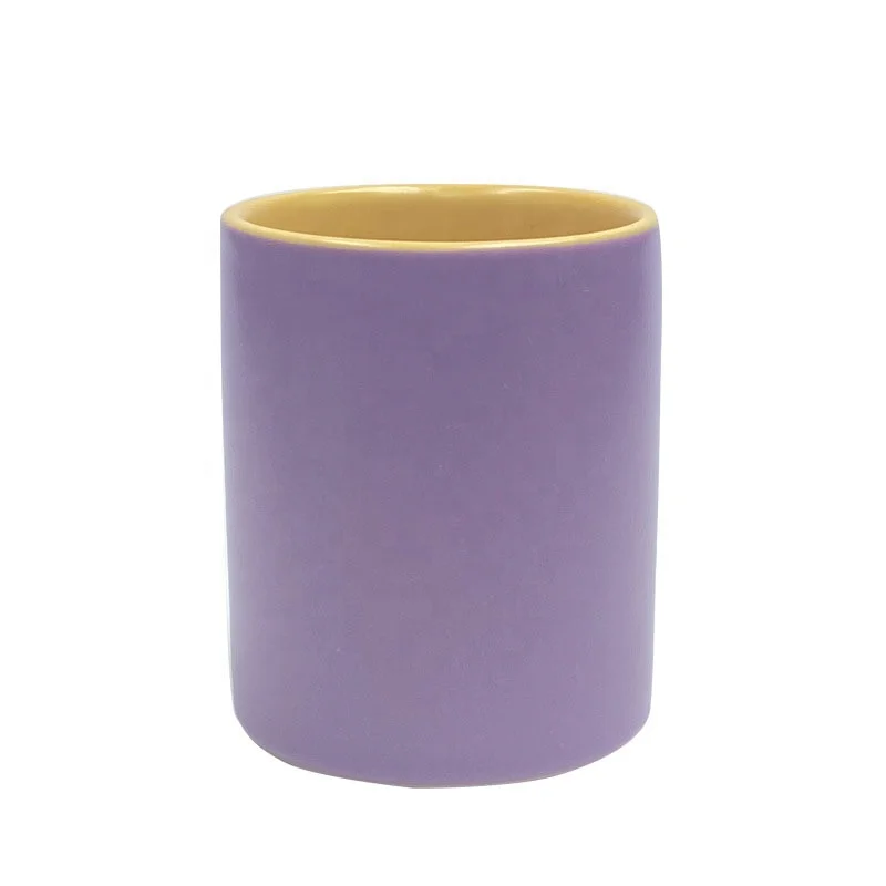 Wholesale Multi-color 6oz 10oz 14oz DIY Soy Wax Container Glass Candle Holders Lanterns And Jars With Bamboo Wood Metal Lids