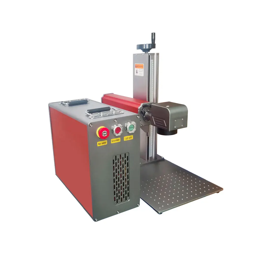 JPT Mopa laser marking machine 100W 60W 50W 30W Auto Focus 2.5D 3D fiber laser engraving machine for Jewelry Firearm Tumbler Mug