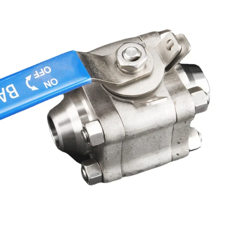 Three-Piece Forged Steel Ball Valve forged steel ball valve