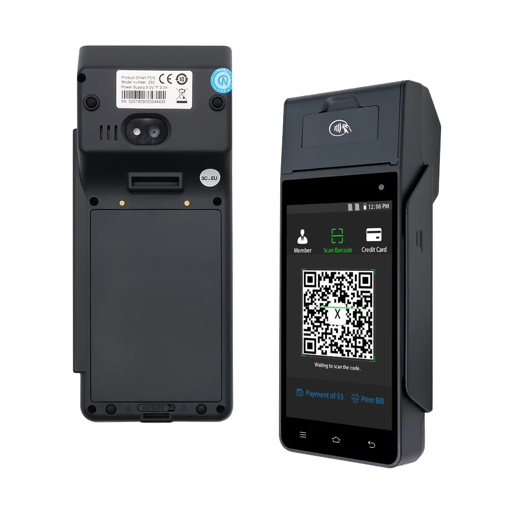 Лучший 4g мобильный автобус оплата Android Кредитная sim-карта Wi-Fi ручной пункт продажи лотерейный терминал pos pda