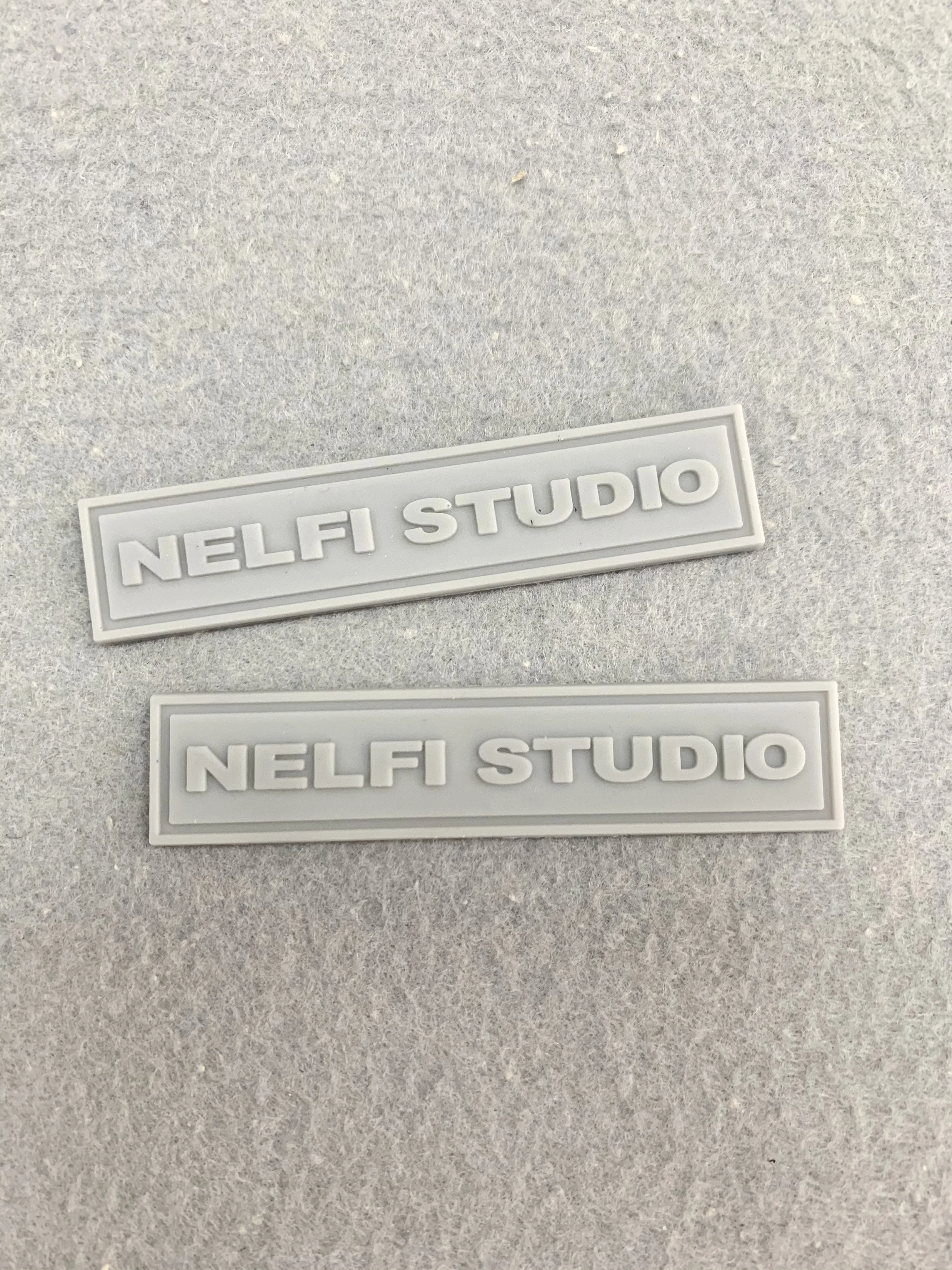 Eco-friendly Customized Logo Silicone PVC 3D Soft Rubber Patches for Clothing Bag