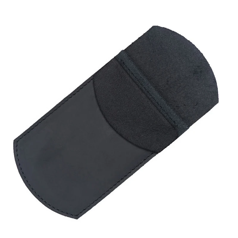 Custom Genuine Leather Pen Case Four Pen Storage Bag Retro Gift Stationery Pen Case Protection Pouch