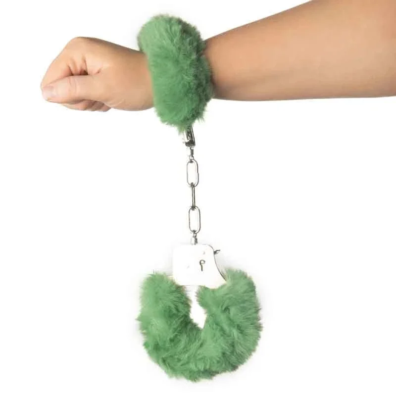 made in china stainless steel metal fur handcuff gadget adult game hen party sex toys cosplay kub taiwan handcuffs for prop