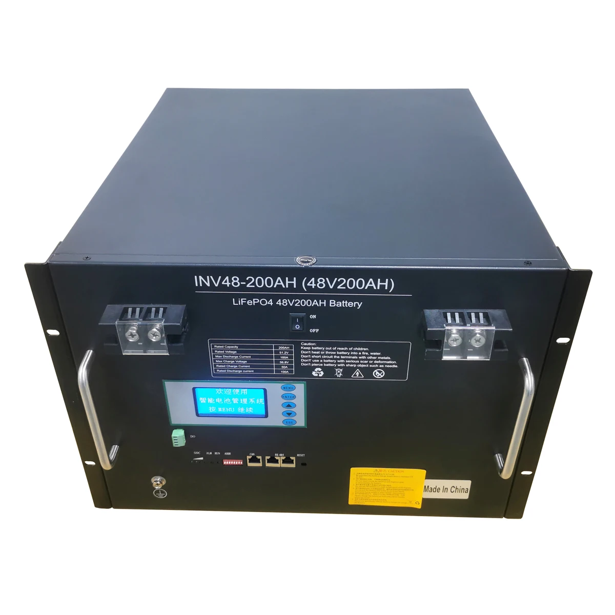 Home solar energy storage battery power supply 48V 100Ah 200ah generator portable wall-mounted rack type battery power station