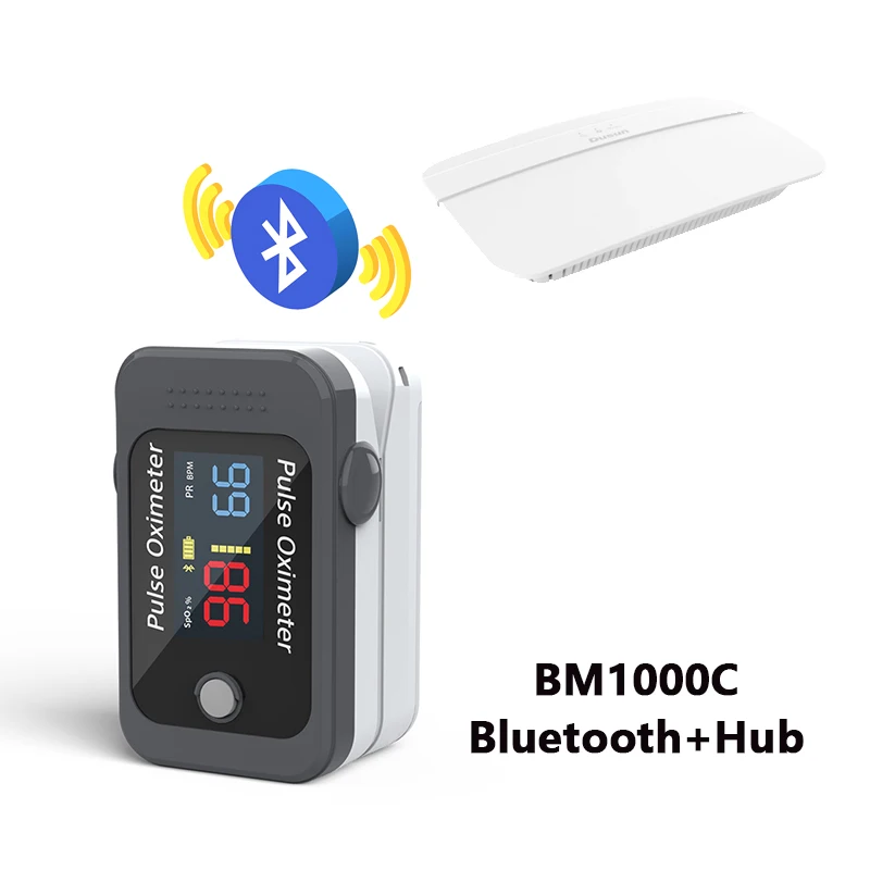 The remote oximeter consists of a Bluetooth oximeter and a Bluetooth gateway