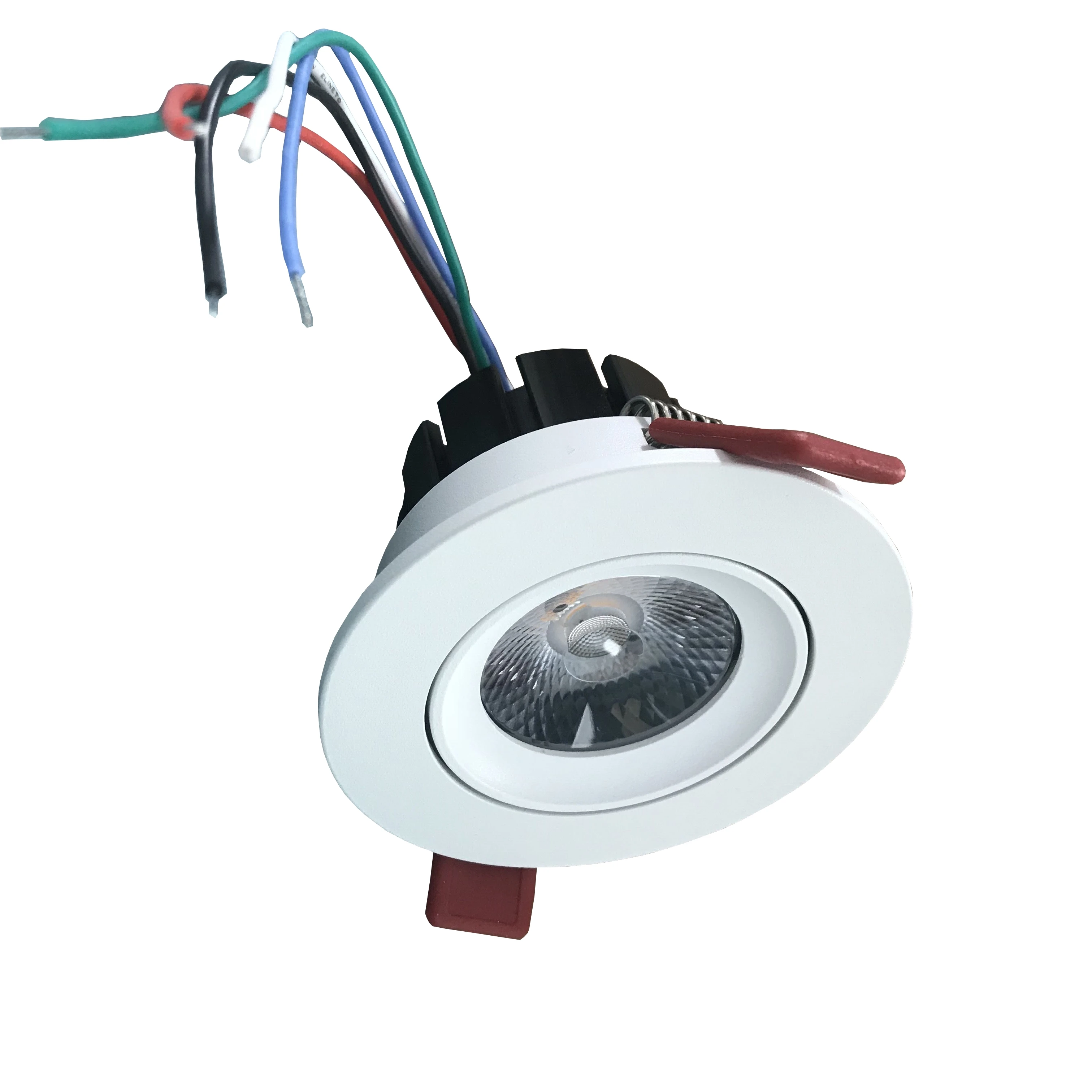 Умный дом loxone Knx DMX512 dali DT8 CCT настраиваемый белый cob светодиодный светильник 8 Вт Driver rgbw встраиваемый downlight 24V