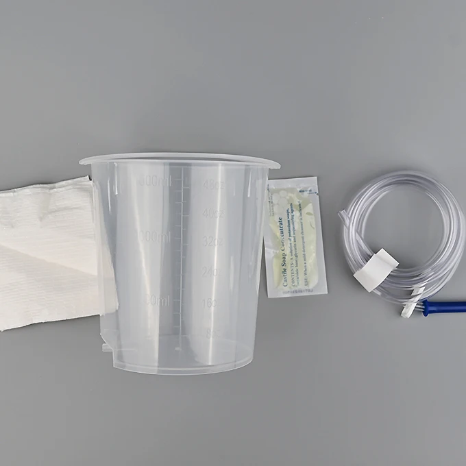 Оптовая продажа, одноразовые банки для клизмы, медицинский Набор банок для клизмы