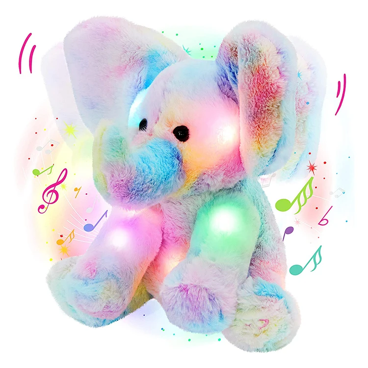 Cutely Baby Toy Musical Soft Plush Animal Electric Stuffed Elephant Toys