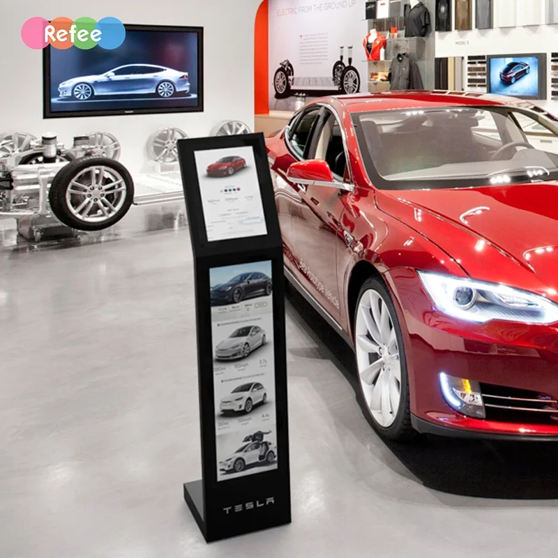 Free CMS LCD advertising player Smart Digital Picture Frame android LCD Wide screens stretch bar