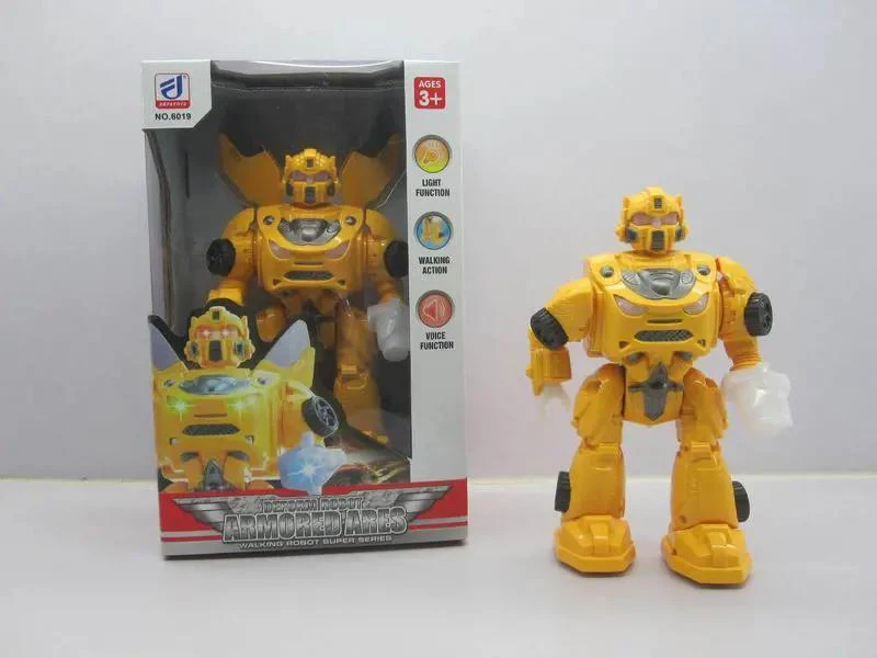 Felisu New design educational intelligent BO yellow robot toy with light and sound for sale