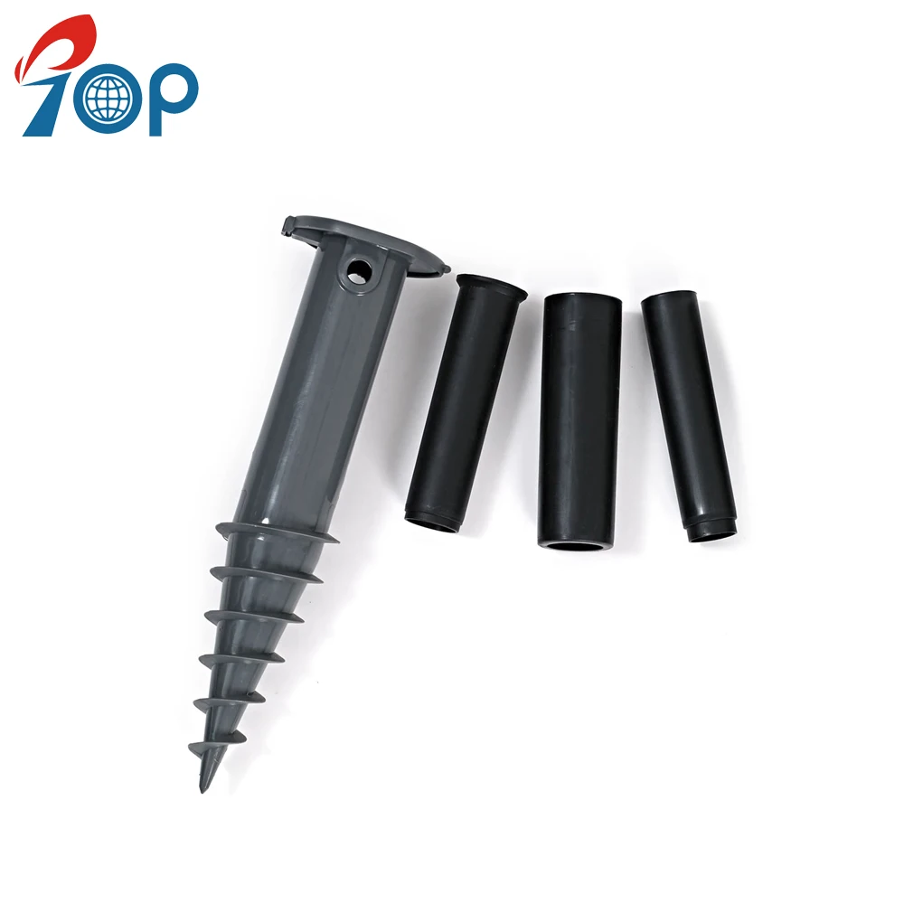 Заземляющий винтовой анкерный ворс HDG для строительной основы