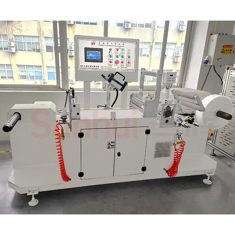Automatic Roll to Roll Flexo Packing Label Inspection rewinding Machine Suitable for trimming and rewinding