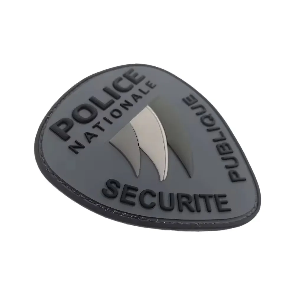 Factory Custom Silicone Soft Rubber Patch Labels PVC Patches for Hats custom woven patches