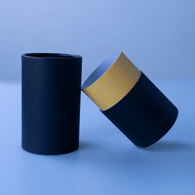 
TOSUN Custom Greyboard Paper Tube Cylinder Box for Gift Wine Liquor Spirits Packaging Paper Tubes 