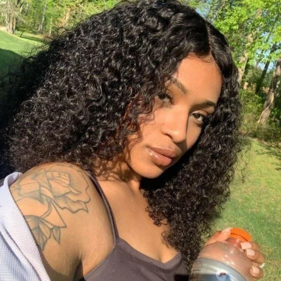 Cheap Afro Kinky Curly Raw Indian Virgin Human Hair Hd Full Lace Frontal Bob Wigs Human Hair Transparent Lace Front Wig Vendor