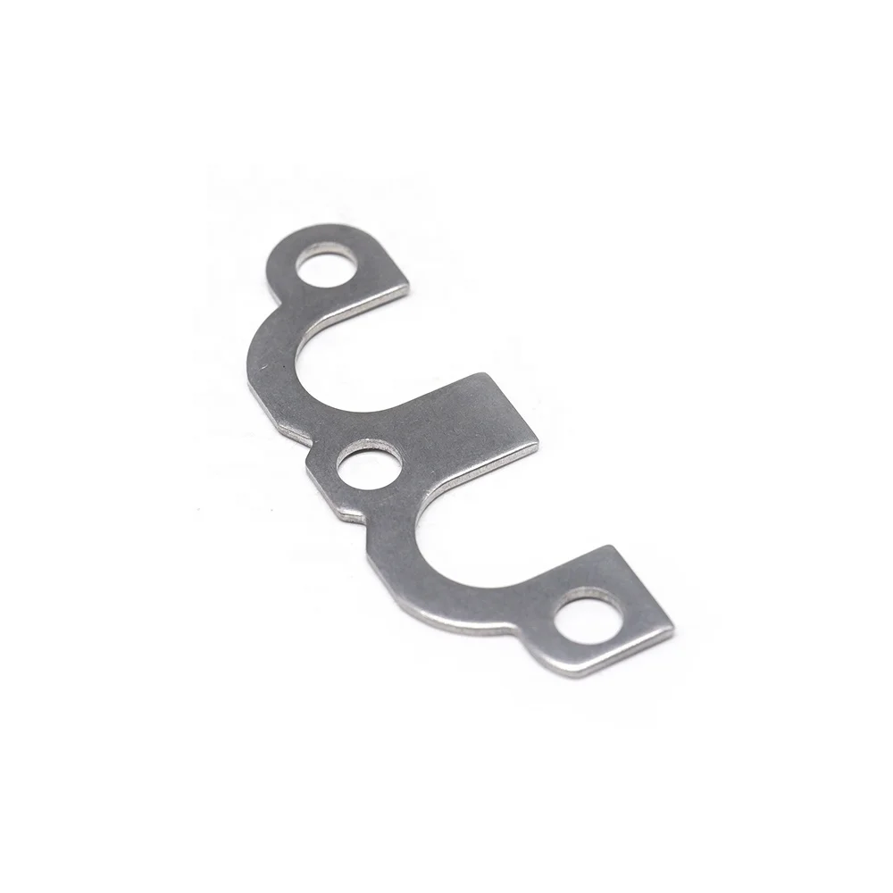 Auto Mechanics Parts Custom Sheet Metal Stamping Parts M Type Gasket Steel Metal Plate Cylinder Head Spacer with Hole