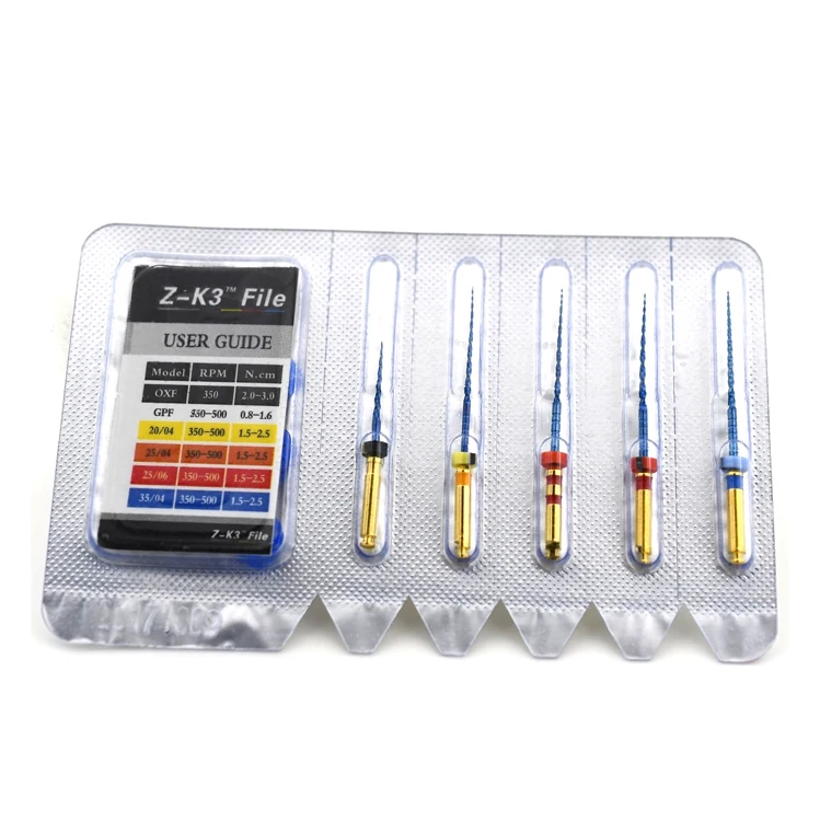 Стоматологический эндододонтический двигатель K3 NiTi с использованием роторных файлов