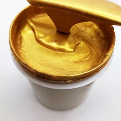 Высококачественная печать на ткани, золотые чернила, трафаретная печать, чернила на водной основе, Золотая паста для трафаретной печати