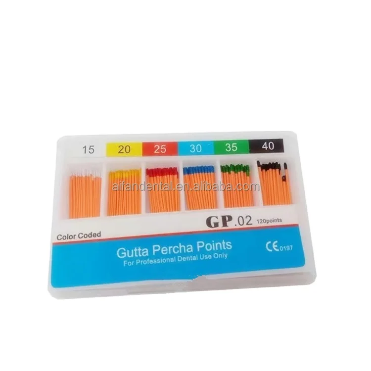 [ Aifan Dental ] Dental Disposable Consumables 02 04 06 taper Dental Gutta Percha Point/Absorbent Paper Point