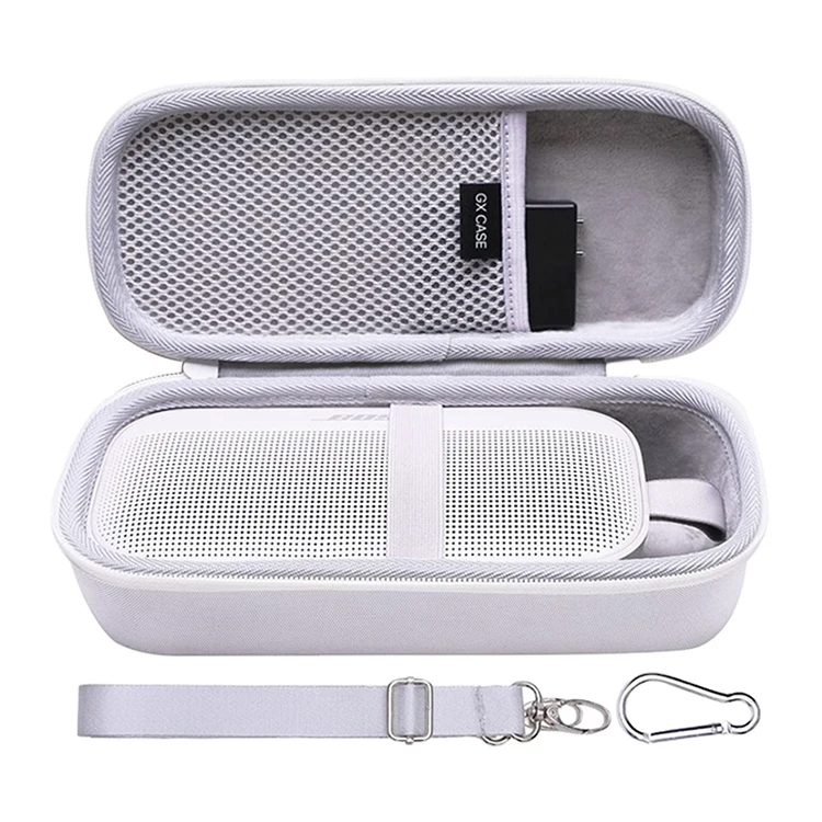 GX Custom Shockproof Hard Eva Speaker Bag Mesh Pocket Wireless Speaker Case for Bose SoundLink Flex