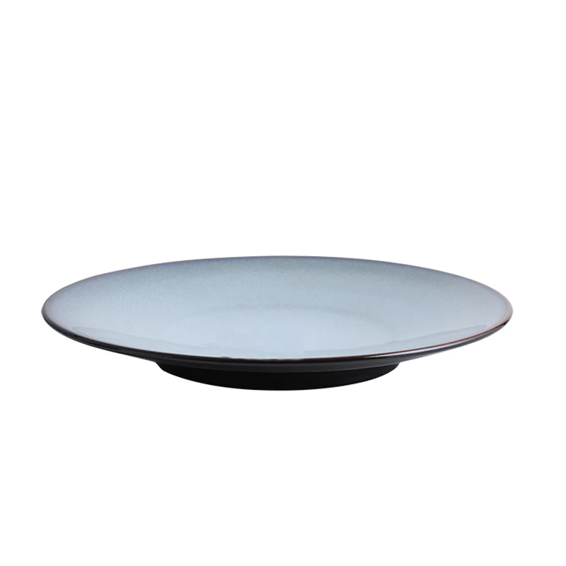 
Japanese-style 10-inch steak plate ceramic plate restaurant round ceramic tableware 