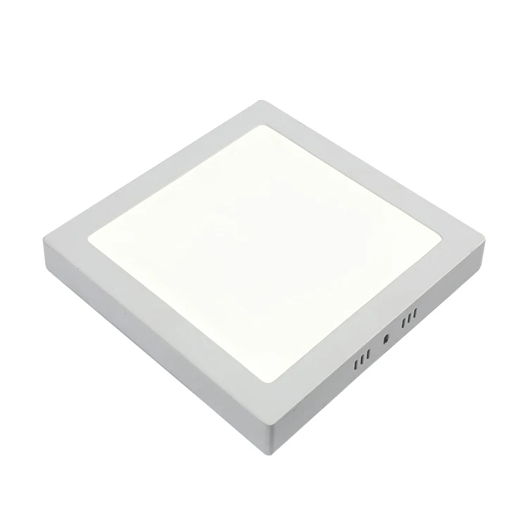 Square 24W Home Indoor High Lumens Long Lifespan Aluminum Frame LED White Surface Panel Light