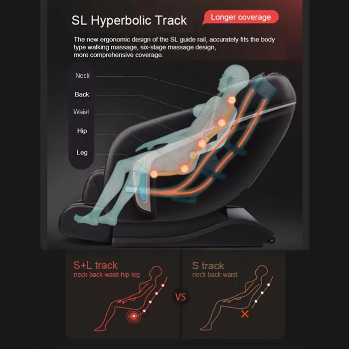 High Quality Full Body Electric Spa Vending Massage Chair