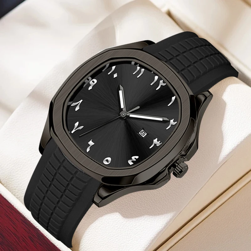 Black Gold Plated Color Watch for Men Muslim Prayer Watch with Azan Time Buy Wholesale Cheap Price Watch From China Factory