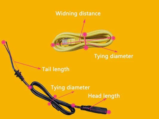 Floor-standing Automatic for small 8 shape coils making Power Cord  cable winding  tying machine
