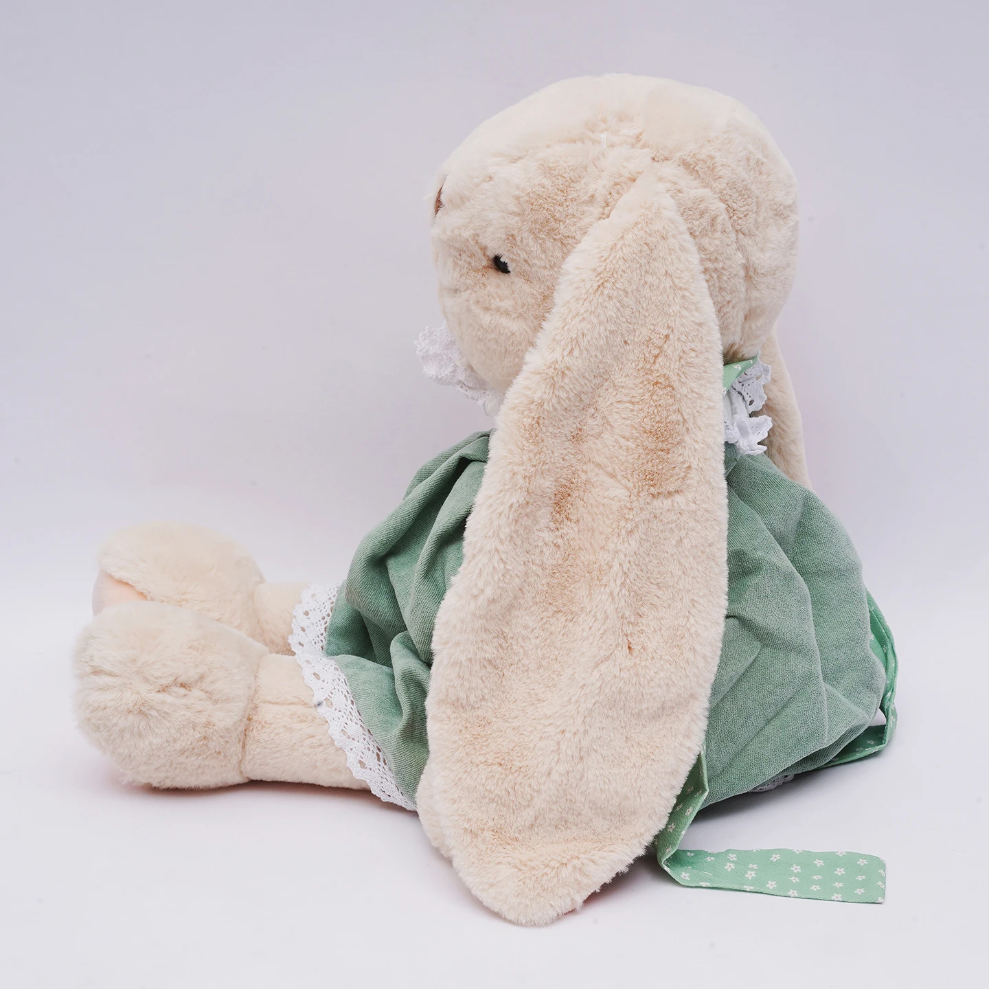 Cute Long Ear Rabbit Doll Miffie Bunny Plush Toy Baby Soothing Doll Cute Rag Doll Throw Pillow Striped Rabbit Toy for Children