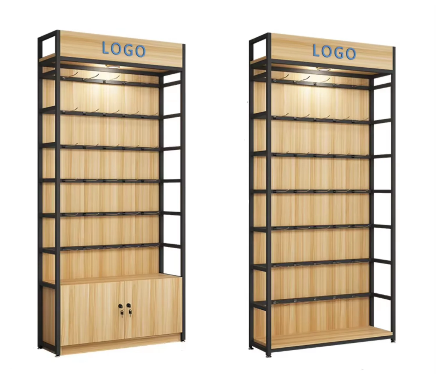 Heavy Duty Metal Wood Storage Shelving Racks / Shelving Unit / Cheap Goods Shelf
