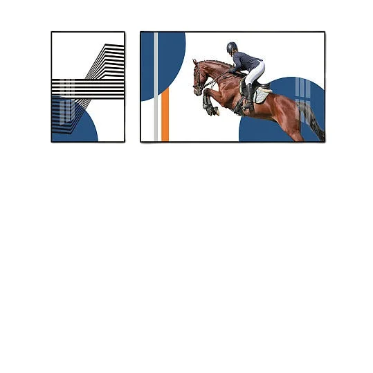 Оптовая продажа, Современная Абстрактная живопись на заказ, бегущая лошадь, живопись на холсте, художественная живопись, украшение