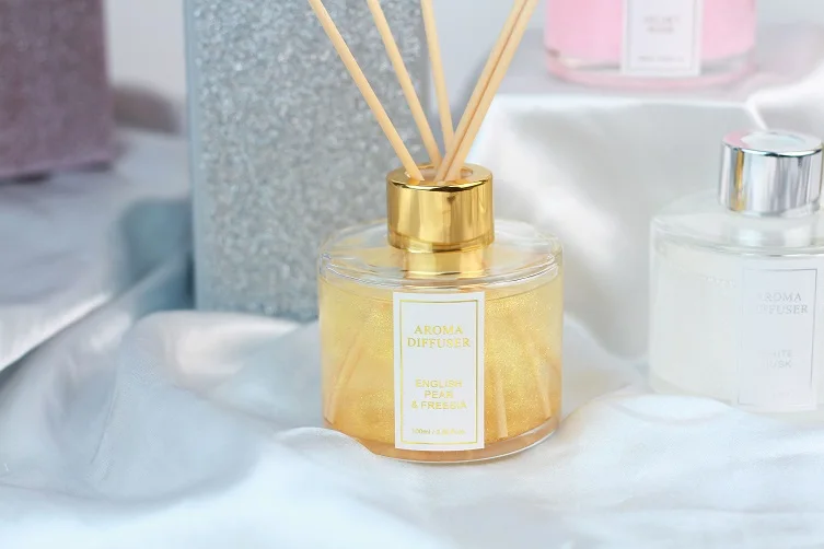 120ML Christmas Gift room air freshener Luxury Aroma Home Fragrance Reed Diffuser Perfume Set With Packaging Boxes