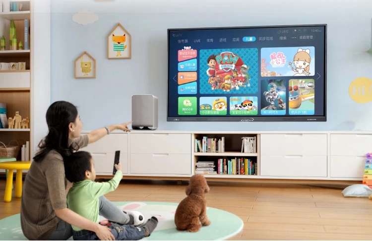 100-inch touch screen TV LED LCD panel classroom and conference dual operating system smart board interactive whiteboard