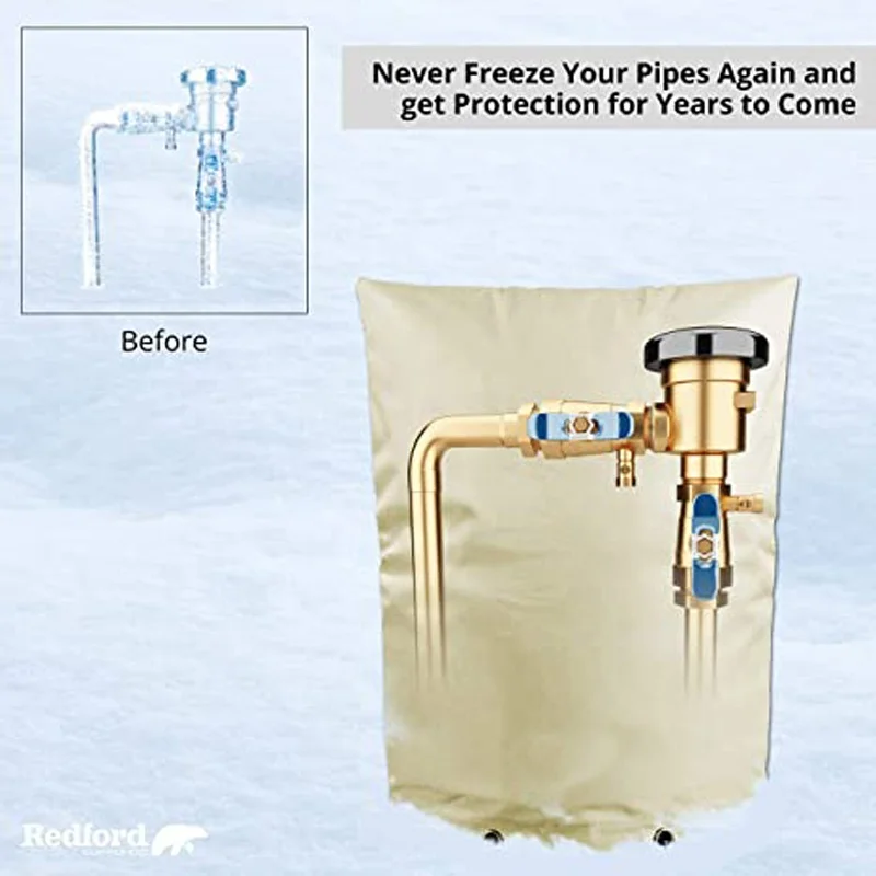 
For outdoor winter antifreeze protection, custom return insulated waterproof faucet valve cover 